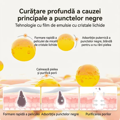 Mască Facială Peel-Off pentru Nas – Curățare Profundă & Eliminare Puncte Negre