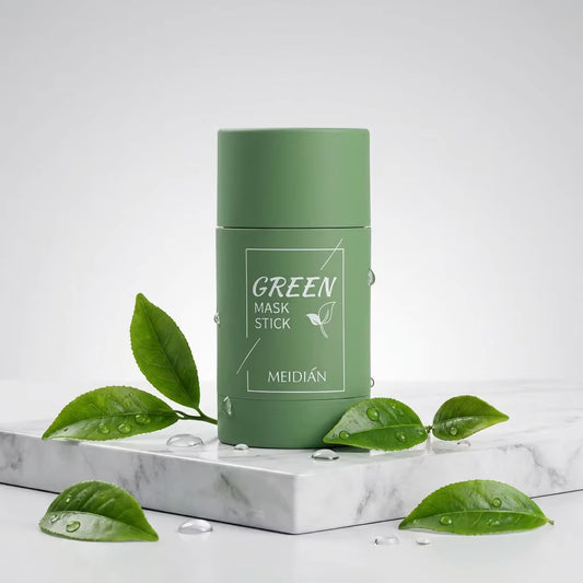 Mască Facială cu Argilă Verde – Curățare Profundă & Ten Mat