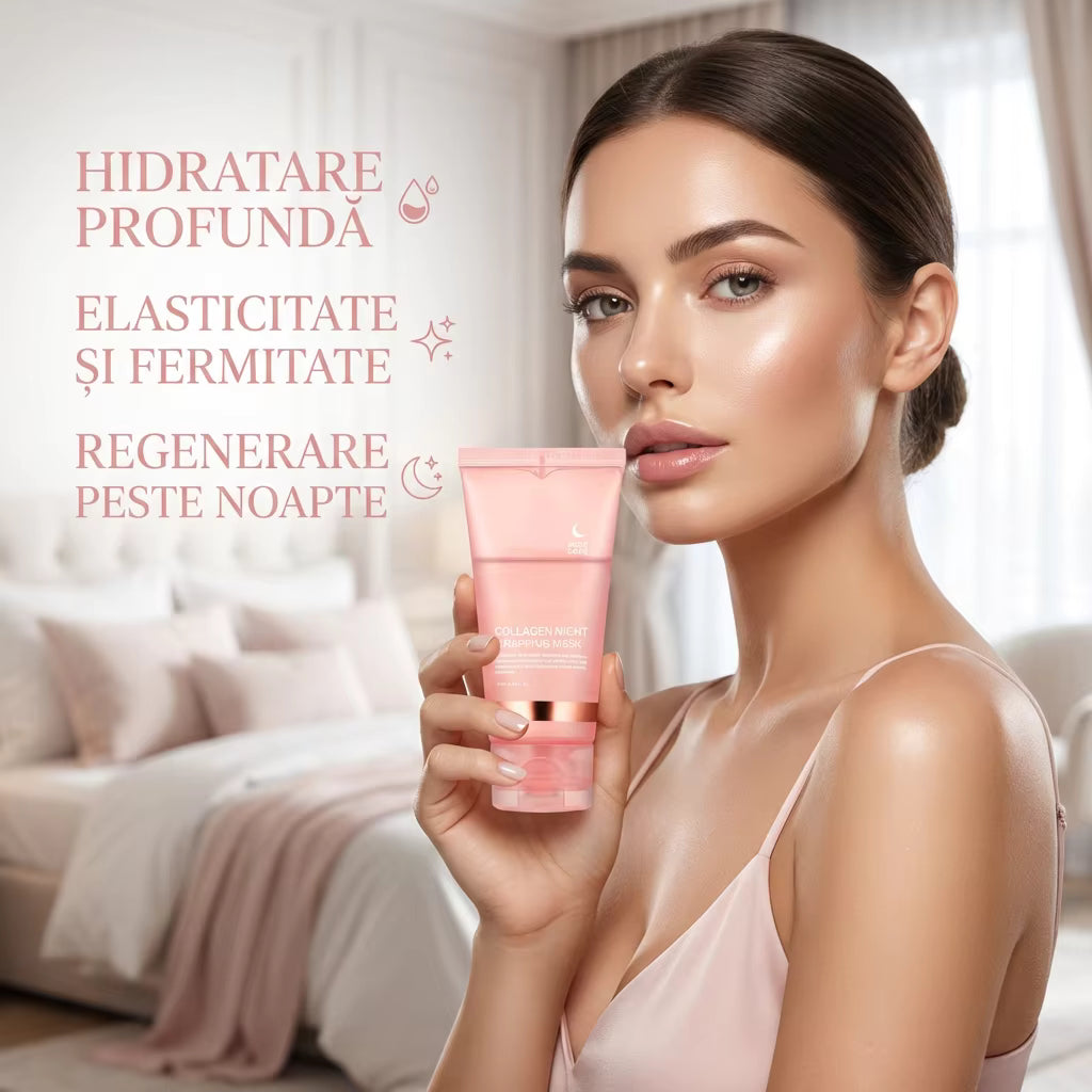 Mască de Față cu Colagen – Hidratare & Fermitate + CADOU INCLUS!