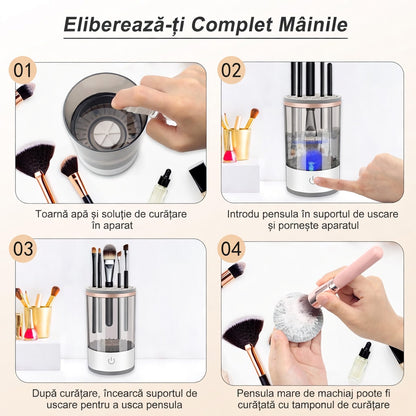 Dispozitiv Electric Pentru Curatarea Pensulelor de Machiaj , USB, 7000rpm.