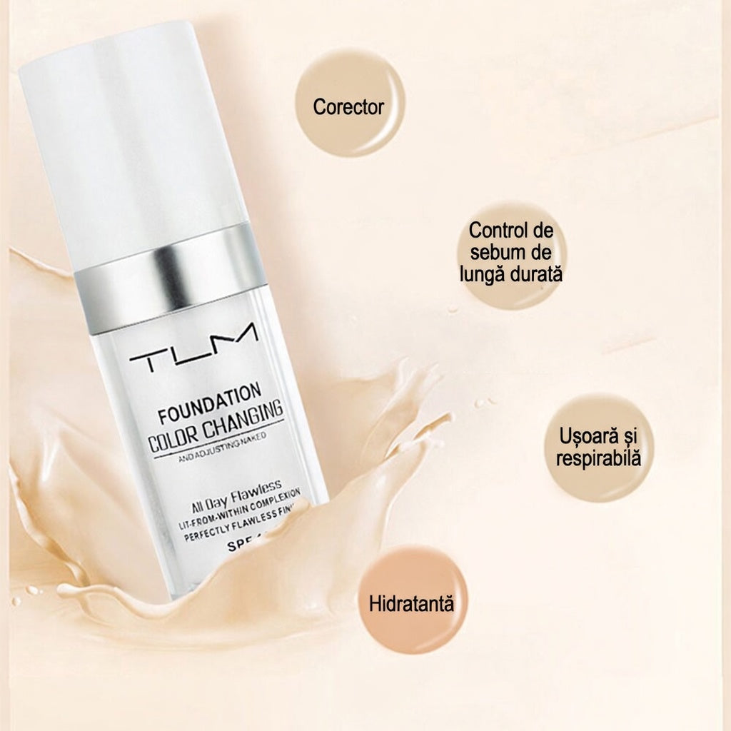 Fond de Ten – Cremă Hidratantă de Față de Zi cu SPF15 Împotriva Roșeței