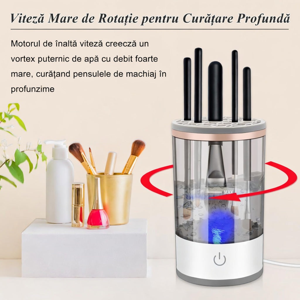 Dispozitiv Electric Pentru Curatarea Pensulelor de Machiaj , USB, 7000rpm.