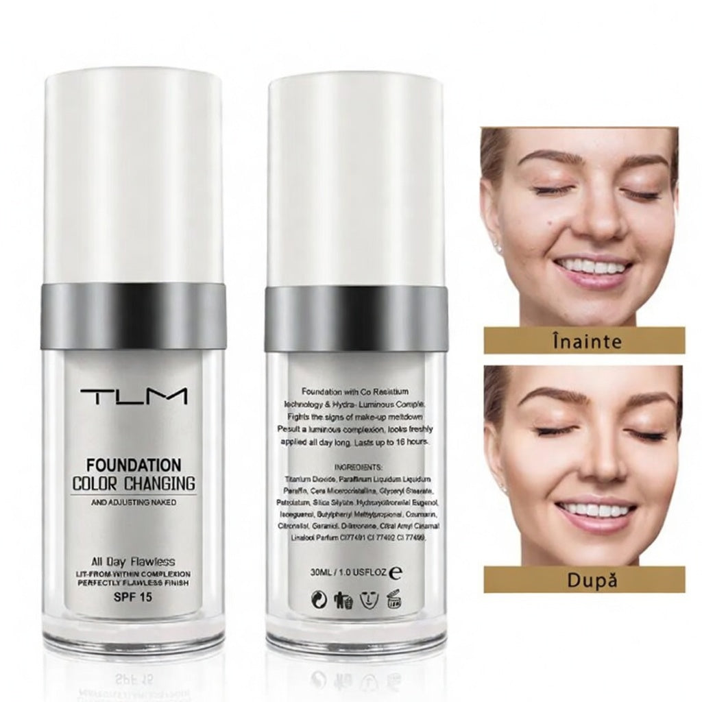 Fond de Ten – Cremă Hidratantă de Față de Zi cu SPF15 Împotriva Roșeței